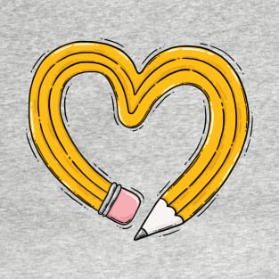 Heart Pencil T-Shirt